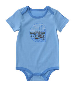 Carhartt Boy's Short-Sleeve Dog Bodysuit CA6826