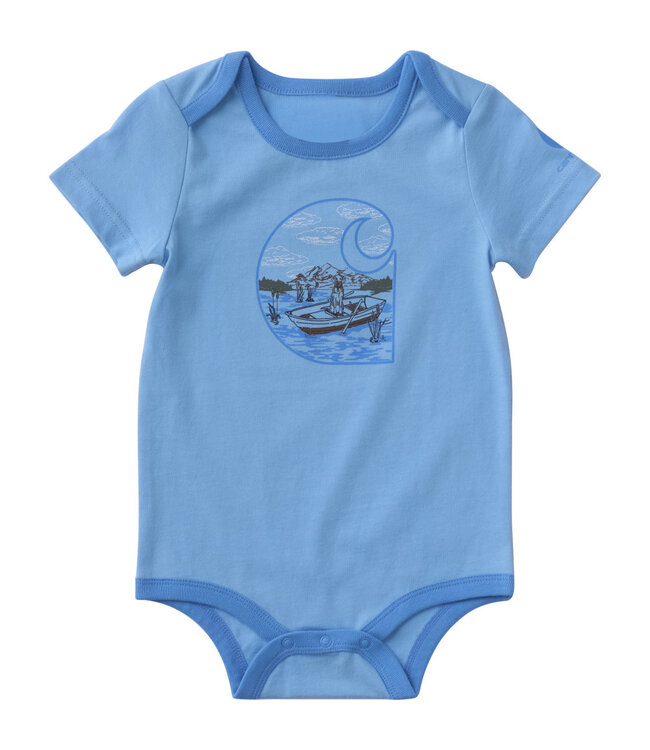 Carhartt Boy's Short-Sleeve Dog Bodysuit CA6826