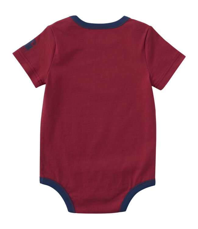 Carhartt Boy's Short-Sleeve Camping Bodysuit CA6827