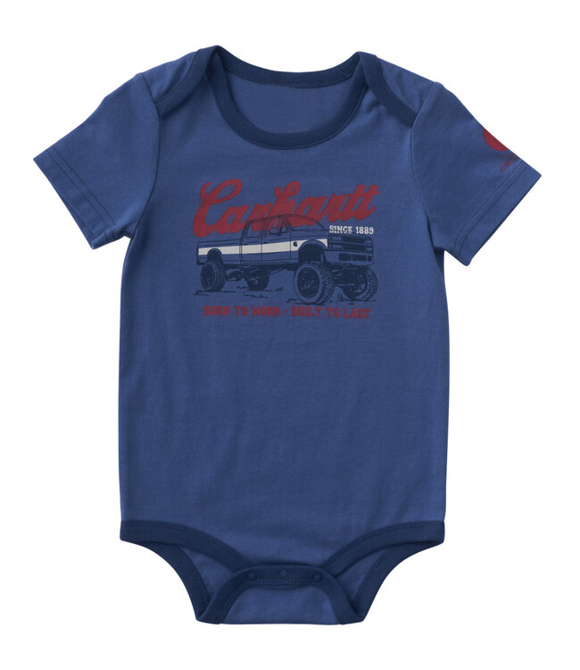 Carhartt Boy's Short-Sleeve Truck Bodysuit CA6828