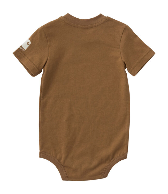 Carhartt Boy's Short-Sleeve Tractor Bodysuit CA6831
