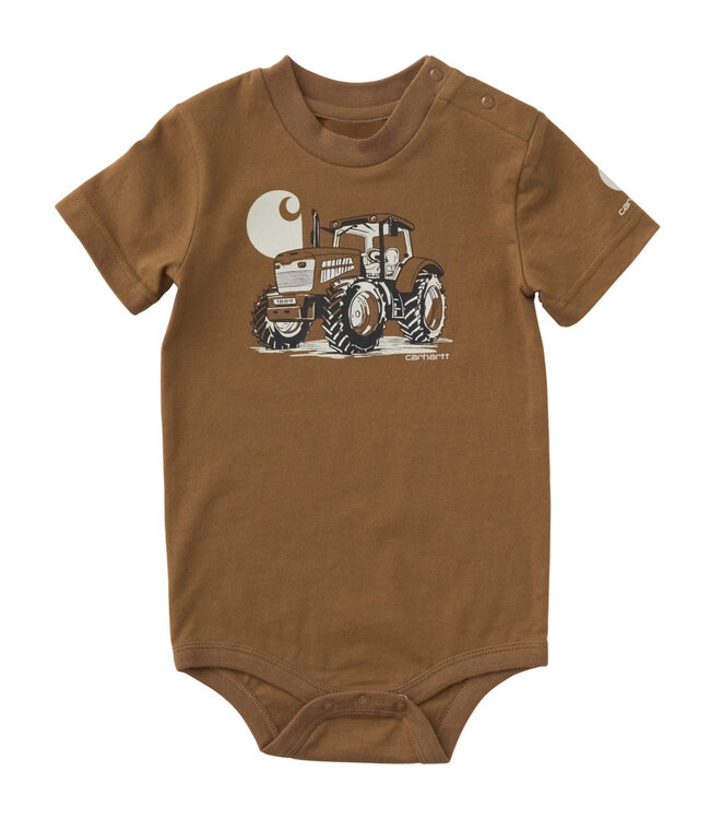 Carhartt Boy's Short-Sleeve Tractor Bodysuit CA6831