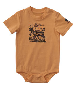 Carhartt Boy's Short-Sleeve Deer Bodysuit CA6830