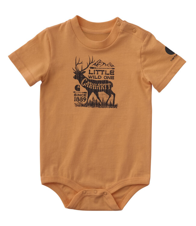 Carhartt Boy's Short-Sleeve Deer Bodysuit CA6830