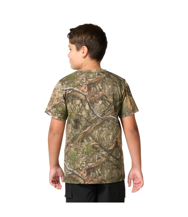 Carhartt Boy's Short-Sleeve Logo Camo T-Shirt CA6799