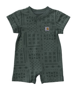Carhartt Boy's Short-Sleeve French Terry Romper CM5419