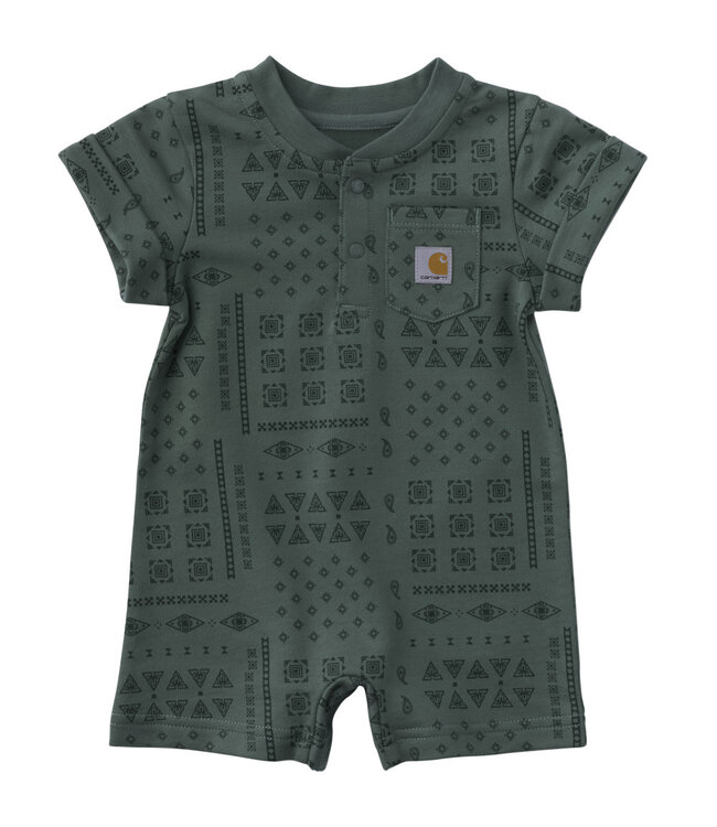 Carhartt Boy's Short-Sleeve French Terry Romper CM5419