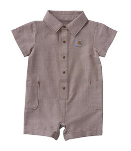 Carhartt Boy's Short-Sleeve Chambray Romper CM5420