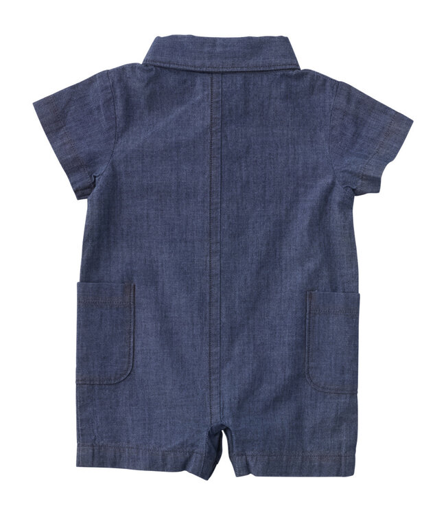 Carhartt Boy's Short-Sleeve Chambray Romper CM5421