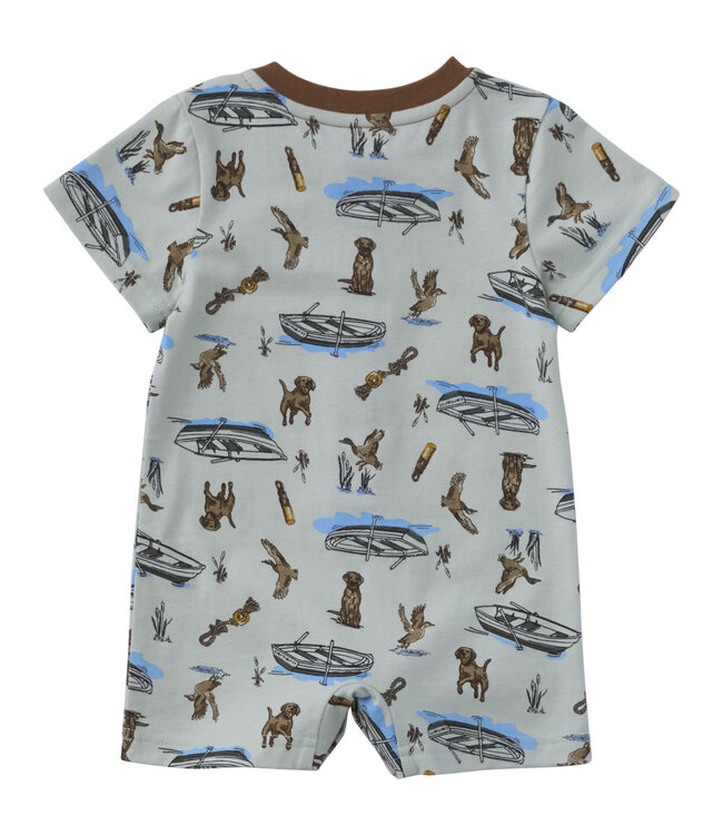 Carhartt Boy's Short-Sleeve Outdoor Romper CM8780