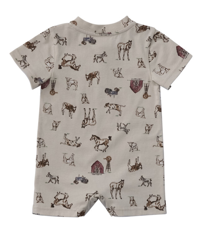 Carhartt Boy's Short-Sleeve Farm Romper CM8781