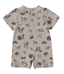Carhartt Boy's Short-Sleeve Farm Romper CM8781