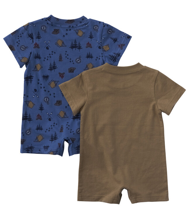Carhartt Boy's Short-Sleeve 2pc Camping Romper Set CG8110