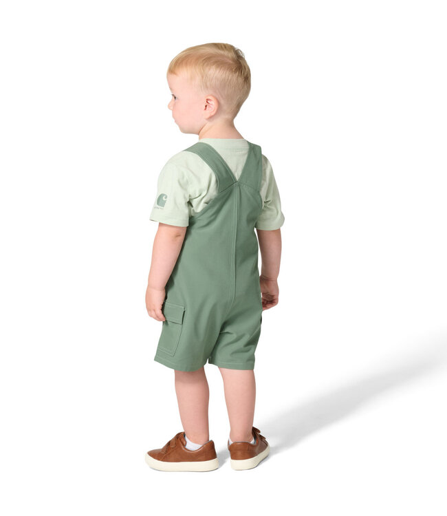 Carhartt Boy's Toddler Short-Sleeve T-Shirt and  Cargo Pocket Shortall Set CG8123