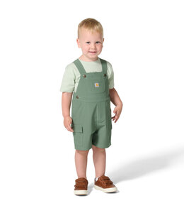 Carhartt Boy's Toddler Short-Sleeve T-Shirt and  Cargo Pocket Shortall Set CG8123