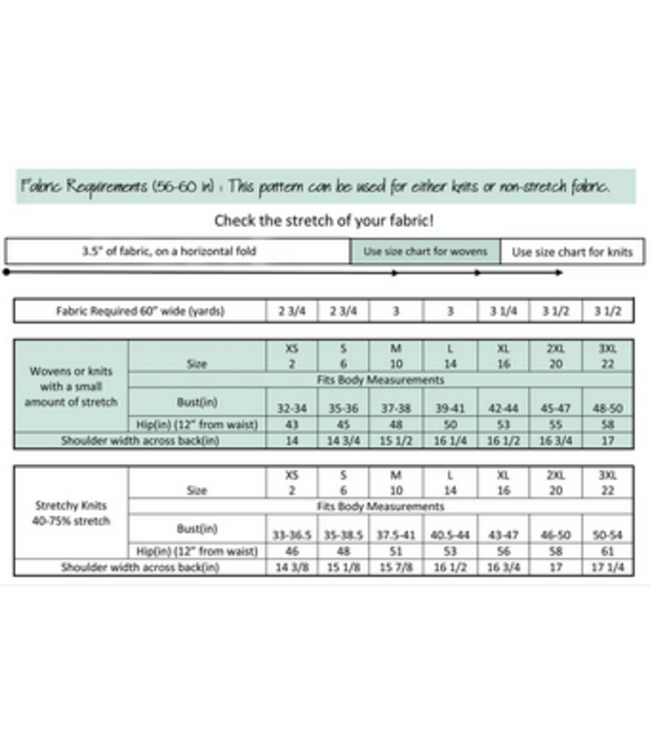 Nita Patterns Leia Maternity Dress Pattern