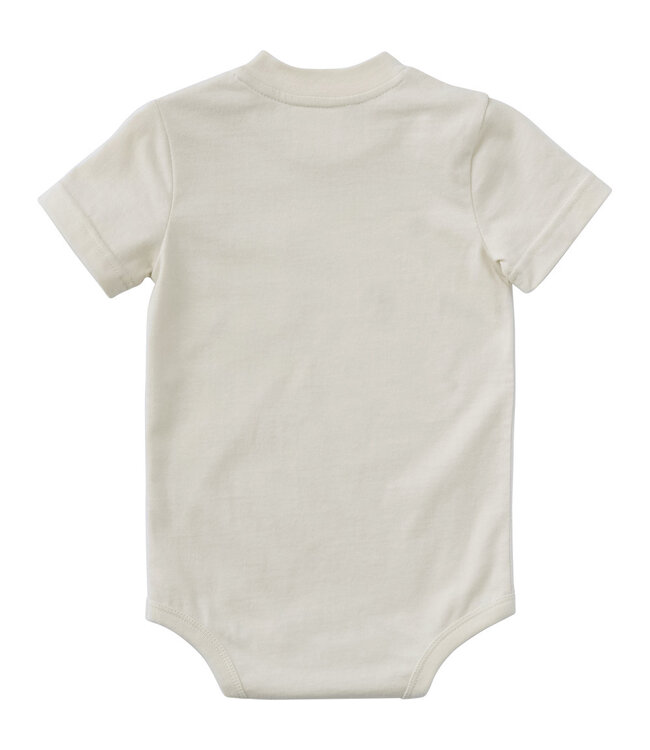 Carhartt Girl's Short-Sleeve Garden Patch Pocket Bodysuit CA7200