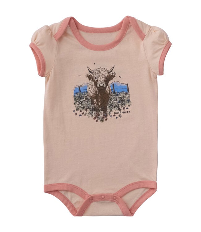 Carhartt Girl's Short-Sleeve Highland Bodysuit CA7188