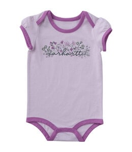 Carhartt Girl's Short-Sleeve Floral Bodysuit CA7191