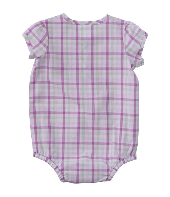 Carhartt Girl's Short-Sleeve Plaid Bodysuit CE9164