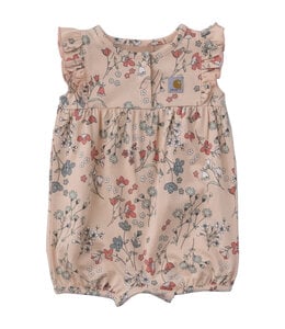 Carhartt Girl's Sleeveless Floral Print Romper CM9770