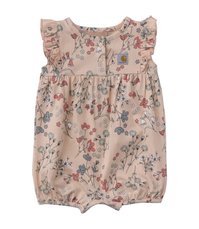 Carhartt Girl's Sleeveless Floral Print Romper CM9770