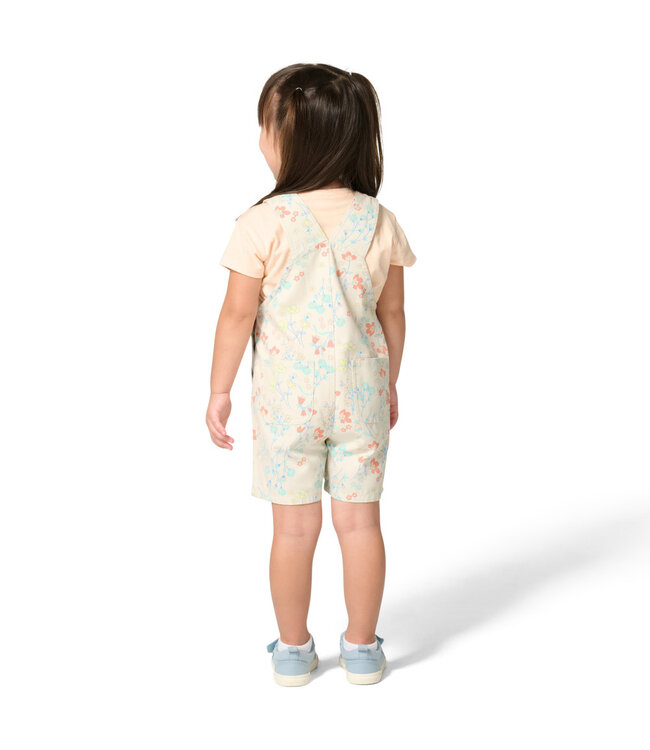 Carhartt Girl's Toddler Short-Sleeve T-Shirt and Canvas Shortall Set CG9967