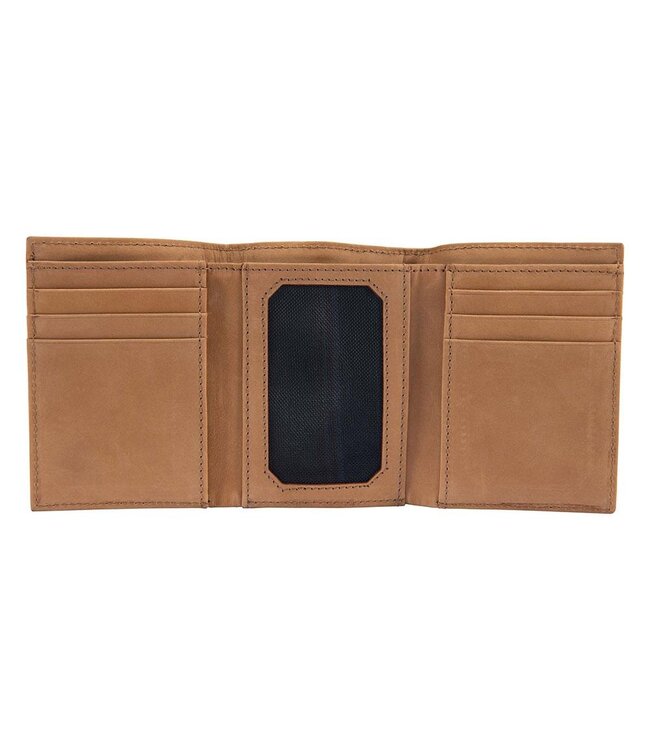 Carhartt Saddle Leather Trifold Wallet B0000649