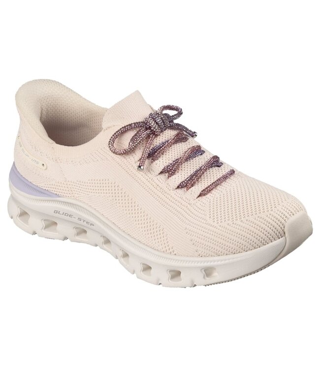 Skechers Women's Slip-ins: Glide-Step Pro-Rhinestone Radiance Shoe 150482 NAT