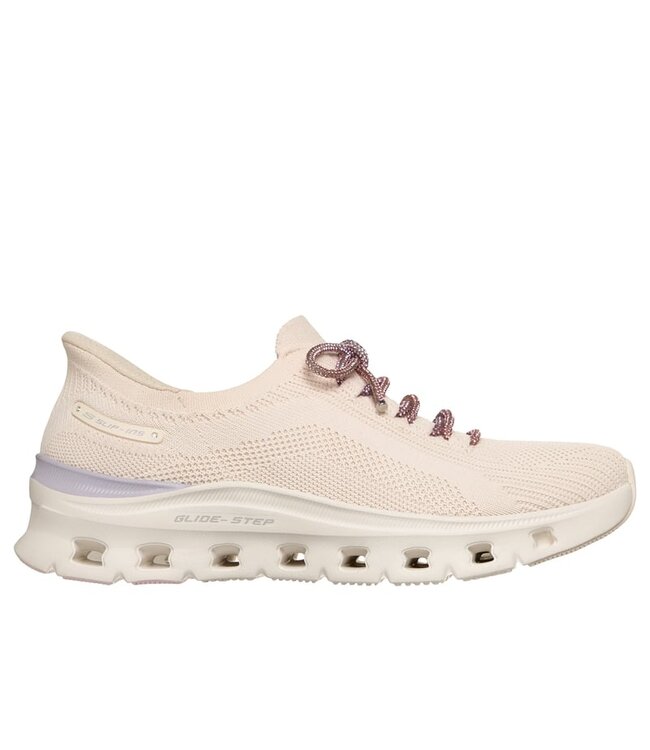 Skechers Women's Slip-ins: Glide-Step Pro-Rhinestone Radiance Shoe 150482 NAT