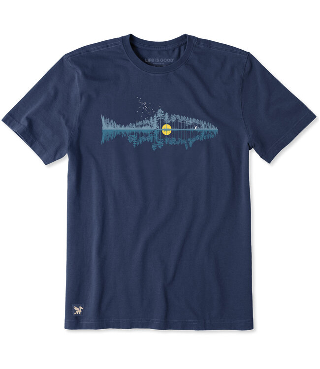 Life Is Good Men's Fishscape Short-Sleeve Tee 153476