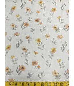 * Exclusive Design* YD Summer Wildflower Fields Poly Slub FT202601502