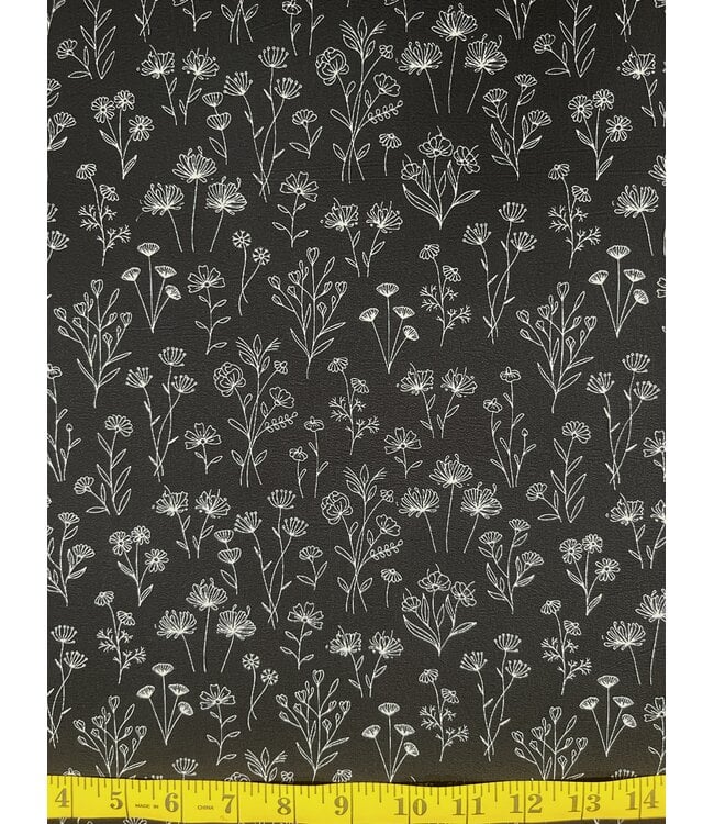 * Exclusive Design* YD Esme Floral Black Cloud Poly FT202601489-2