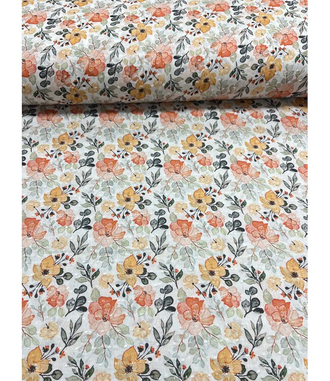 * Exclusive Design* YD Miami Floral DX-507 Cotton Swiss Dot FT202601486