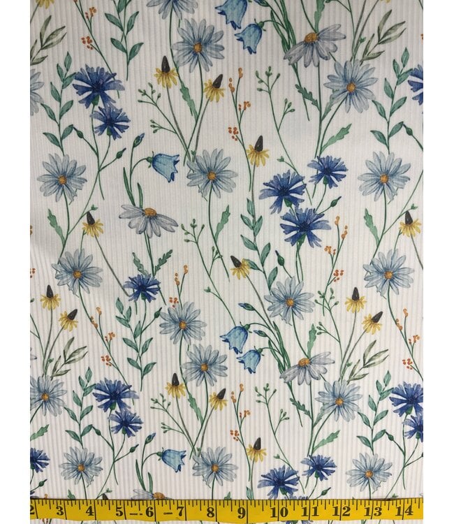 * Exclusive Design* YD Daisy Fields Narrow Rib Knit FT202601506