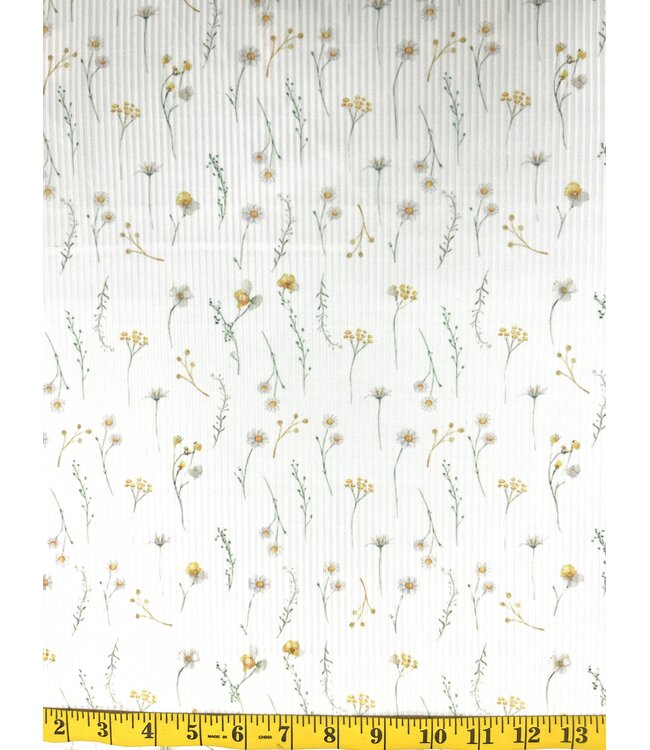 * Exclusive Design* YD Summer Sprays Narrow Rib Knit FT202601487