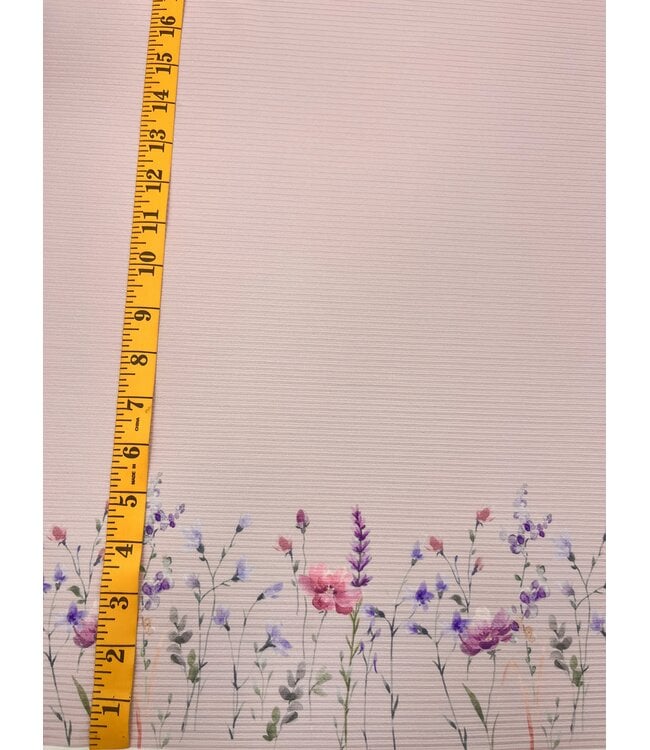 * Exclusive Design* YD Spring Blooms Border Print Narrow Rib Knit FT202601490