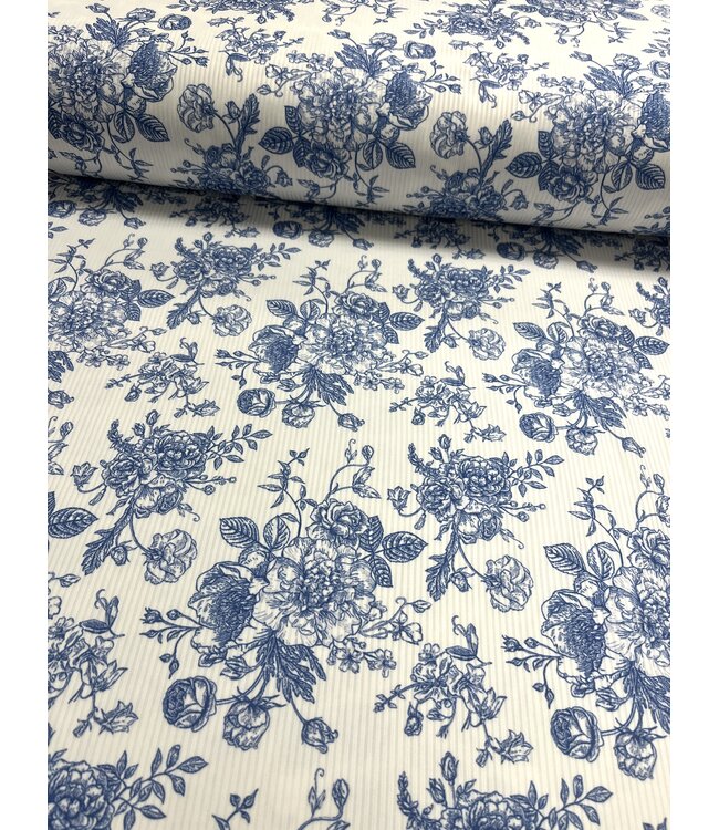 * Exclusive Design* YD Victorian Blooms Rib Knit FT202601501