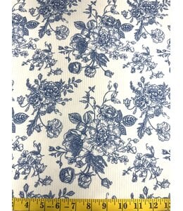 * Exclusive Design* YD Victorian Blooms Rib Knit FT202601501