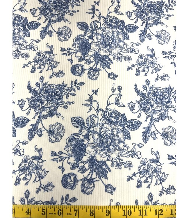 * Exclusive Design* YD Victorian Blooms Rib Knit FT202601501