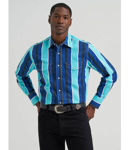 Wrangler Men's Vintage Inspired Brushpopper Western Snap Workshirt 112379229