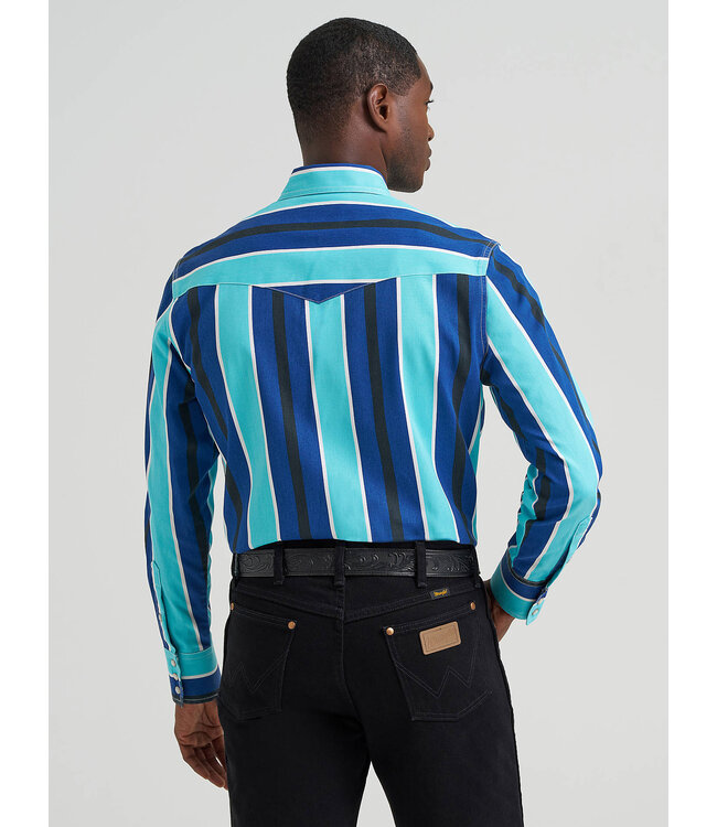 Wrangler Men's Vintage Inspired Brushpopper Western Snap Workshirt 112379229