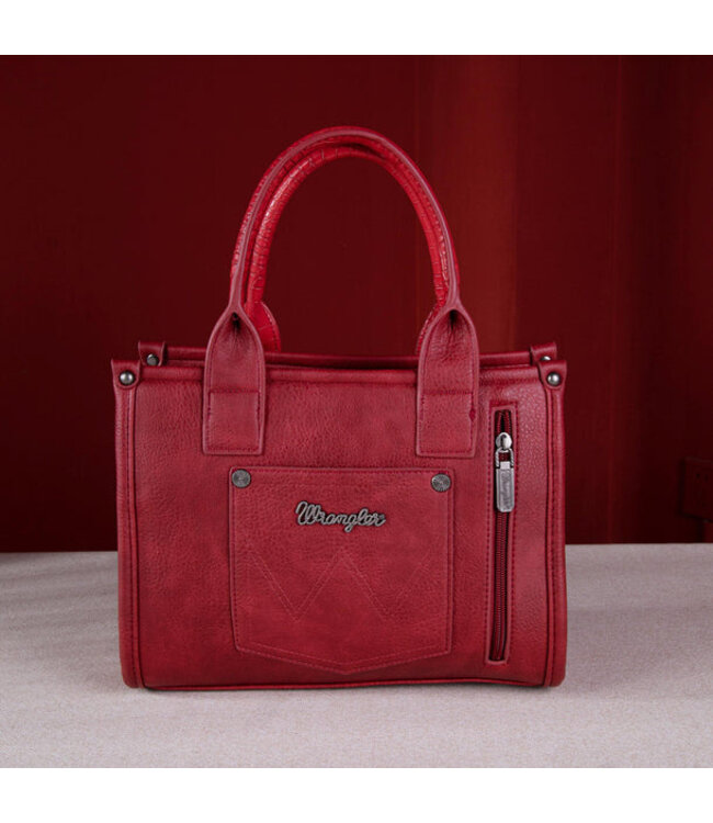 Wrangler Croc Print Concealed Carry Tote/Crossbody WG102-8120S