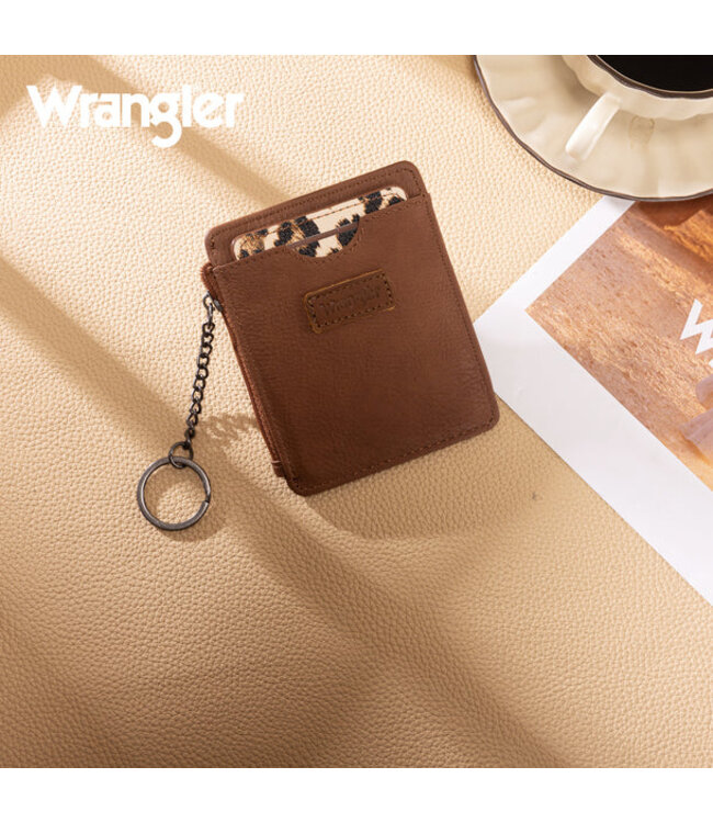 Wrangler Small Card Case Wallet Key Chain/Detachable Card Holder WG366-W118