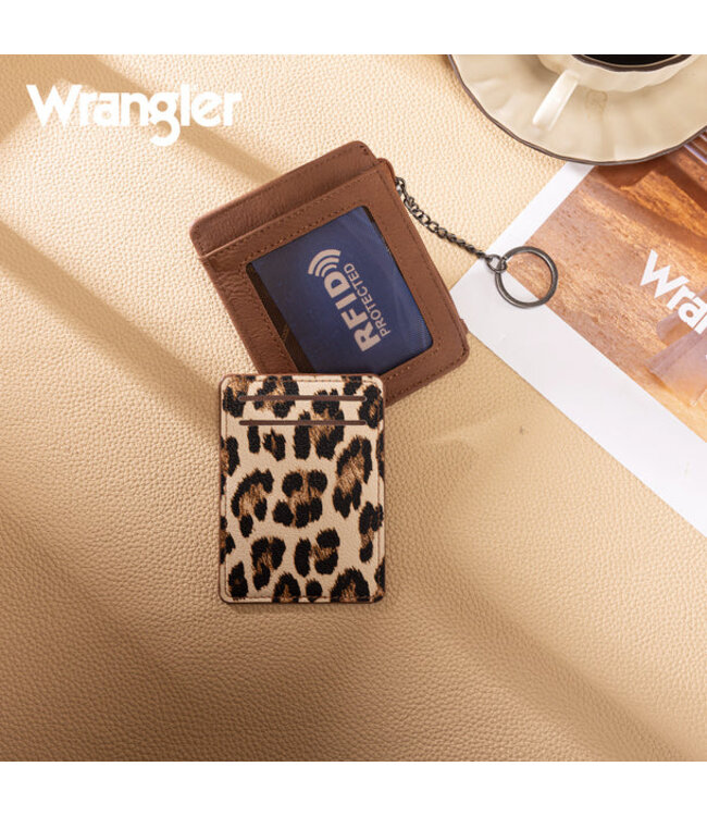 Wrangler Small Card Case Wallet Key Chain/Detachable Card Holder WG366-W118