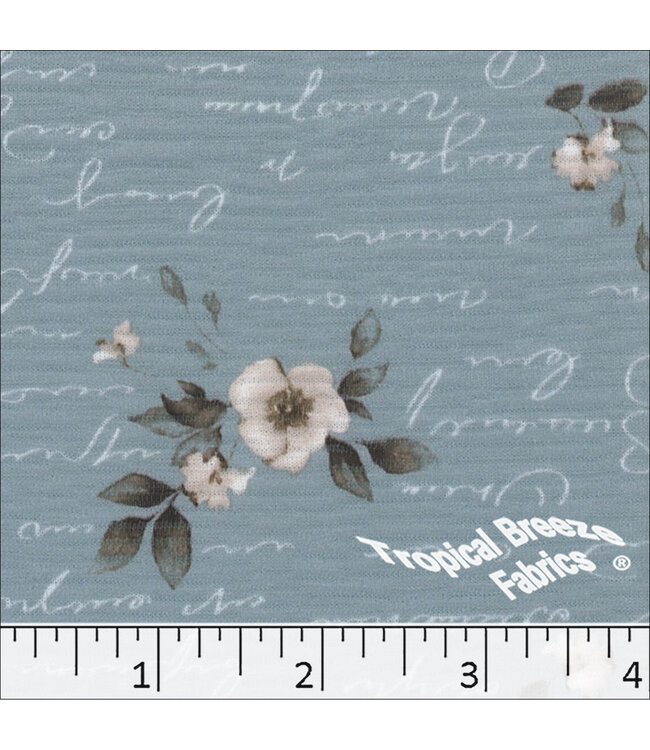 YD Rebecca Knit Print Slate Blue 573614-SB