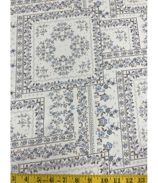 YD Vintage Blue Patchwork Airflow