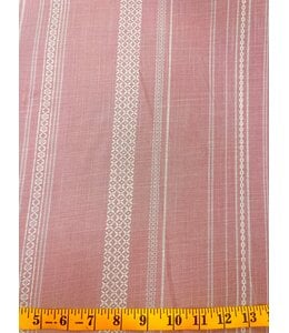 YD Lacy Stripes Pink Cotton Blend
