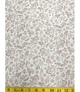 YD Delicate Paisley Pink Crinkle Rayon