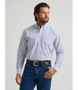 Wrangler Men's George Strait Long-Sleeve Button Down One Pocket Shirt 112379063